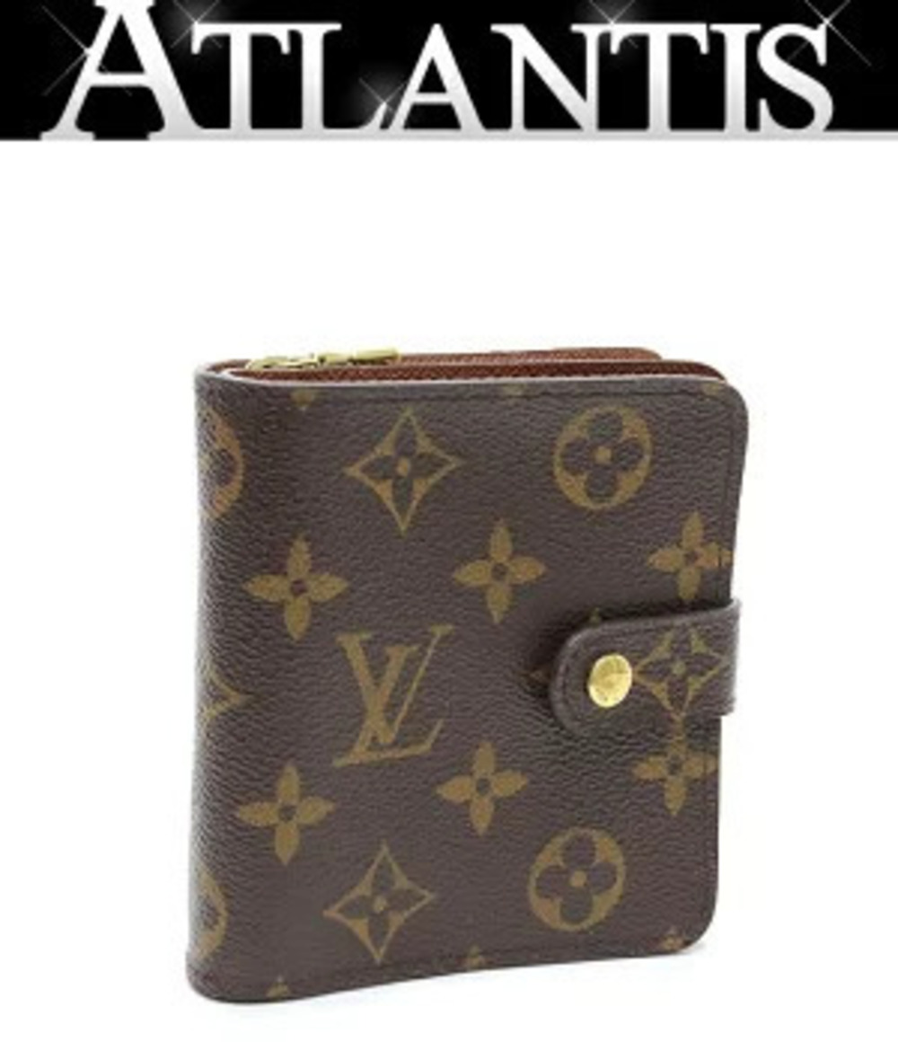 Louis Vuitton Compact Zip Bi fold Wallet Monogram